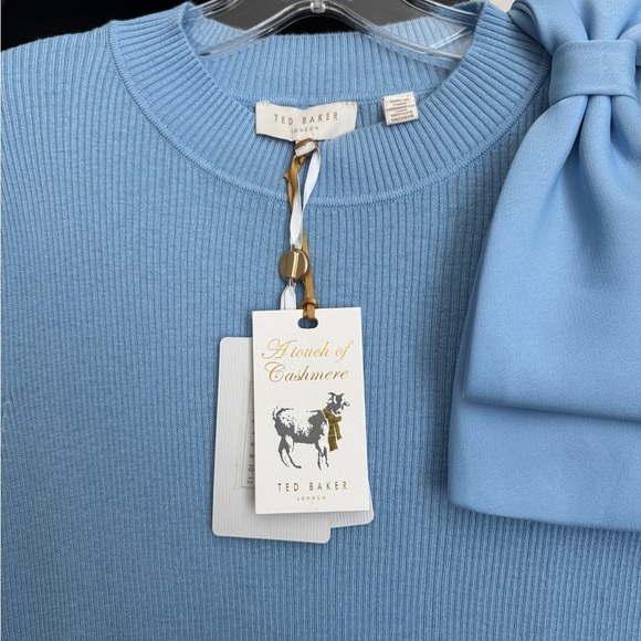 Ted Baker Bow Detail Ribbed Knit Sweater - Picture 6 of 12